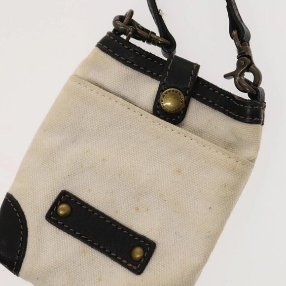 BURBERRY Tote Bag Canvas White Auth ti3062 - Picture 12 of 16